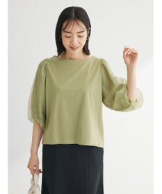 Green Parks オーガンジードッキングプルオーバー