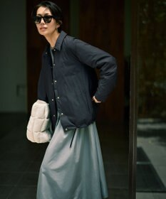 自由区 【カタログ掲載】ウールミラノ異素材 ワンピース