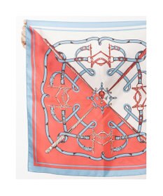 UNBILLION カカトゥ kakatoo / ベルト柄配色シルクスカーフ