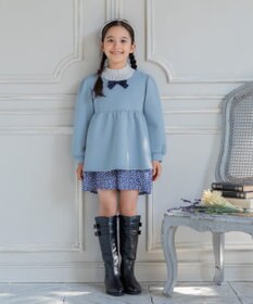 組曲 KIDS 【150-160㎝】ボウタイリボン トップス