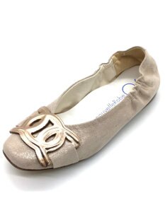 nouvelleRobe Oū 新色追加【本革・高反発】Chain Buckle Ornament スクエアトゥパンプス