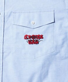 J.PRESS MEN 【J.PRESS ORIGINALS】GRFFITI B.D. OXFORD SHIRT / BAGGY FIT