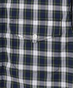 J.PRESS MEN マルチチェック×ナイロンタフタワッシャー リバーシブルシャツ