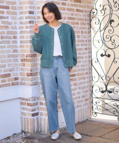 ANY リングドットボタンカーディガン