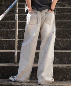 WEGO スーパーバギーダメージデニムパンツ