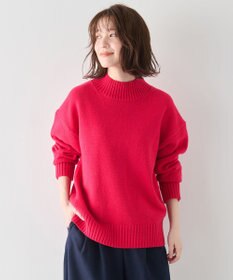 ANY ラムウールボトルネックプルオーバー