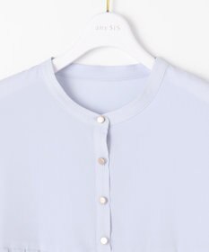 ANY SIS L 【洗える】ジョーゼットプリーツコンビ ブラウス