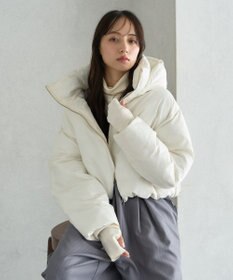 earth music&ecology 2wayパファー ショートブルゾン