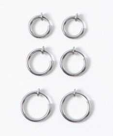 WEGO ステンレスフープイヤリング