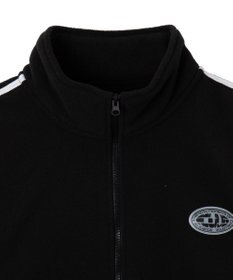 WEGO フリース　ワンポイントハーフZIPプルオーバー