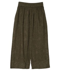 Green Parks インド綿　ジャガードイージーパンツ