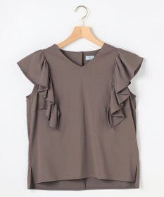 組曲 【先行予約】スウェットファンクションジャージー フリル袖カットソー