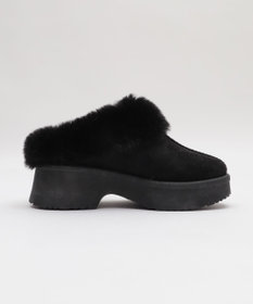 WEGO 【25年秋冬新作/あったかい】ムートンタッチサボ