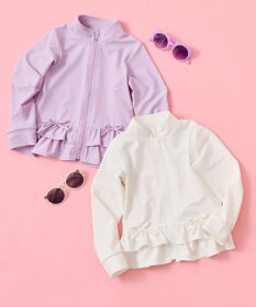 ANY KIDS 裾フリル ラッシュガード