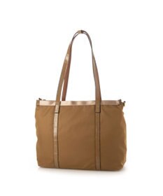 LA BAGAGERIE 【エコユース】ナイロン×型押しエナメル　2WAYA4トート