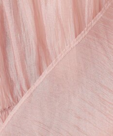 Feroux 【洗える】シャーリング シアーシャツ