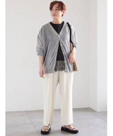 Te chichi 【接触冷感/マシンウォッシャブル】レースヘムTシャツ《2026 SUMMER LOOK item》
