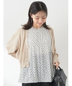 earth music&ecology シアーラメＶネックカーディガン