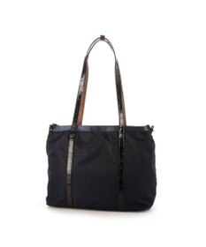 LA BAGAGERIE 【エコユース】ナイロン×型押しエナメル　2WAYA4トート