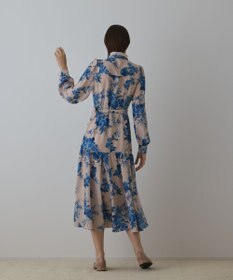 GRACE CONTINENTAL ブーケフラワープリントワンピース