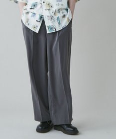 WEGO トロミ　ベルト付きワイドスラックス