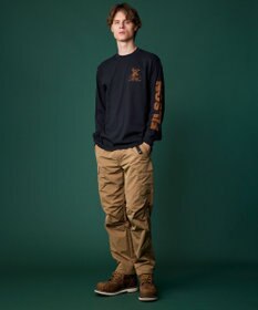 JOSEPH ABBOUD MOUNTAIN 【ECO撥水/起毛裏地】マイクロリップワッシャー カーゴ パンツ