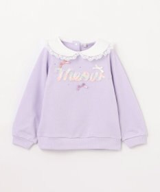 ANY KIDS 裏毛 モシャモシャ ロゴ トレーナー