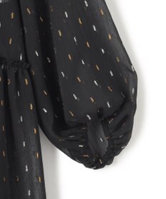 UNFILO ラメリンクルシフォン ワンピース