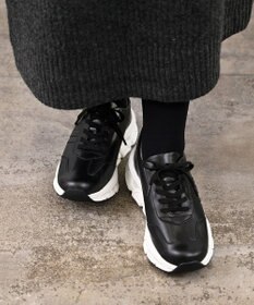 Pointer 日本製 本革 穴開きソールスニーカー