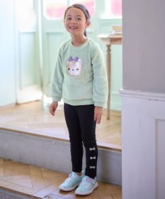 ANY KIDS 両面 フリース スパンコール トレーナー