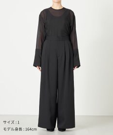 NAVE 【ReNAVE・洗える/UVカット】スパンポリエステル パンツ