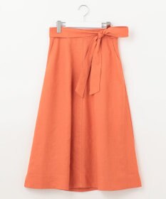 自由区 【接触冷感/セットアップ着用可】トリアセテートツイル フレアスカート