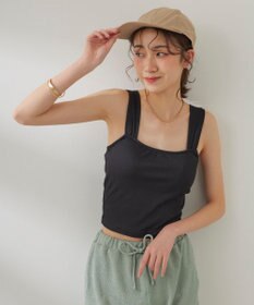 OP／FILA 【Ocean Pacific】シワ加工ラッシュガード付き タンキニデザイン水着4点セット