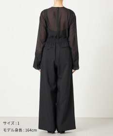 NAVE 【ReNAVE・洗える/UVカット】スパンポリエステル パンツ