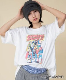 WEGO 【ユニセックス着用ITEM/SMLサイズ展開】MARVELグラフィックT（S）