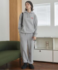 WEGO 【ANGIE VINTAGE】ワンポイント刺繍 裏毛 スウェットパンツ