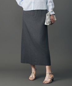 自由区 L ソフトツイルクロスストレート シルエット