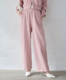 WEGO 【ウエストゴム/XSSMサイズ展開】スウェットワイドパンツ