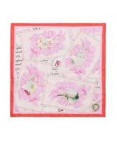 MOONBAT 【日本製】SWASH LONDON ポストカードプリント コットン スカーフハンカチ