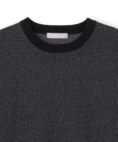 UNFILO MENS 【洗える/抗菌防臭】スムースシルキーニット バーズアイ