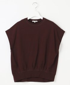 23区 L 【SLOW/洗える】コンパクトインレー フレンチスリーブ カットソー