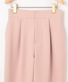 組曲 【洗える・ストレッチ】プランタンカラークロップド パンツ