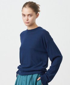 ATON RECYCLED FRESCA COTTON | クルーネック セーター