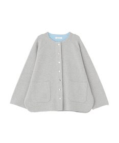 AMERICAN HOLIC Wフェイスラウンドヘム ラグランニットカーディガン