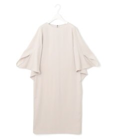 ICB L 【UVケア・接触冷感・速乾・防シワ・洗える】FluidBackSatinドルマンスリーブワンピース