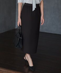 ICB FluidBackSatin ナロースカート ブラック