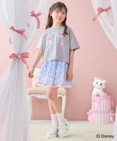 ANY KIDS 【ディズニー/マリー】チェック柄 総柄スカパン