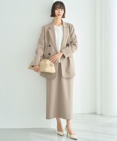 UNFILO ウールライク ダブルブレスト ジャケット