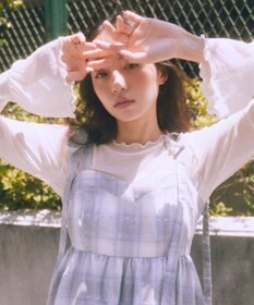 earth music&ecology フロッキードットメロープルオーバー