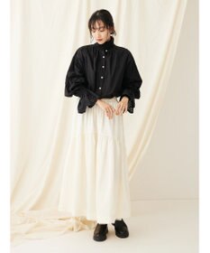 CRAFT STANDARD BOUTIQUE スカラレース袖ブラウス